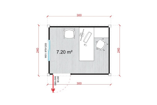 Kaplamali konteyner OC-A3000.1