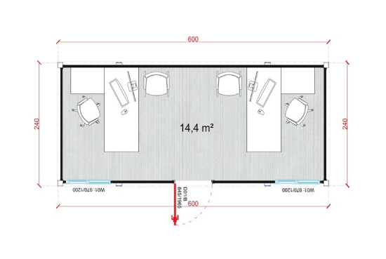 Kaplamalı konteyner OC-A6000.1
